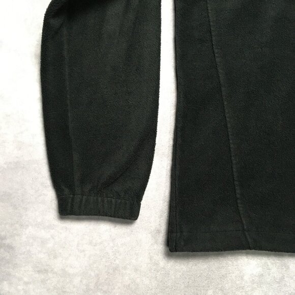 Columbia Mens 1/4 Zip Pullover Sweater Shirt size XL Black Long Sleeve Fuzzy - Picture 12 of 16